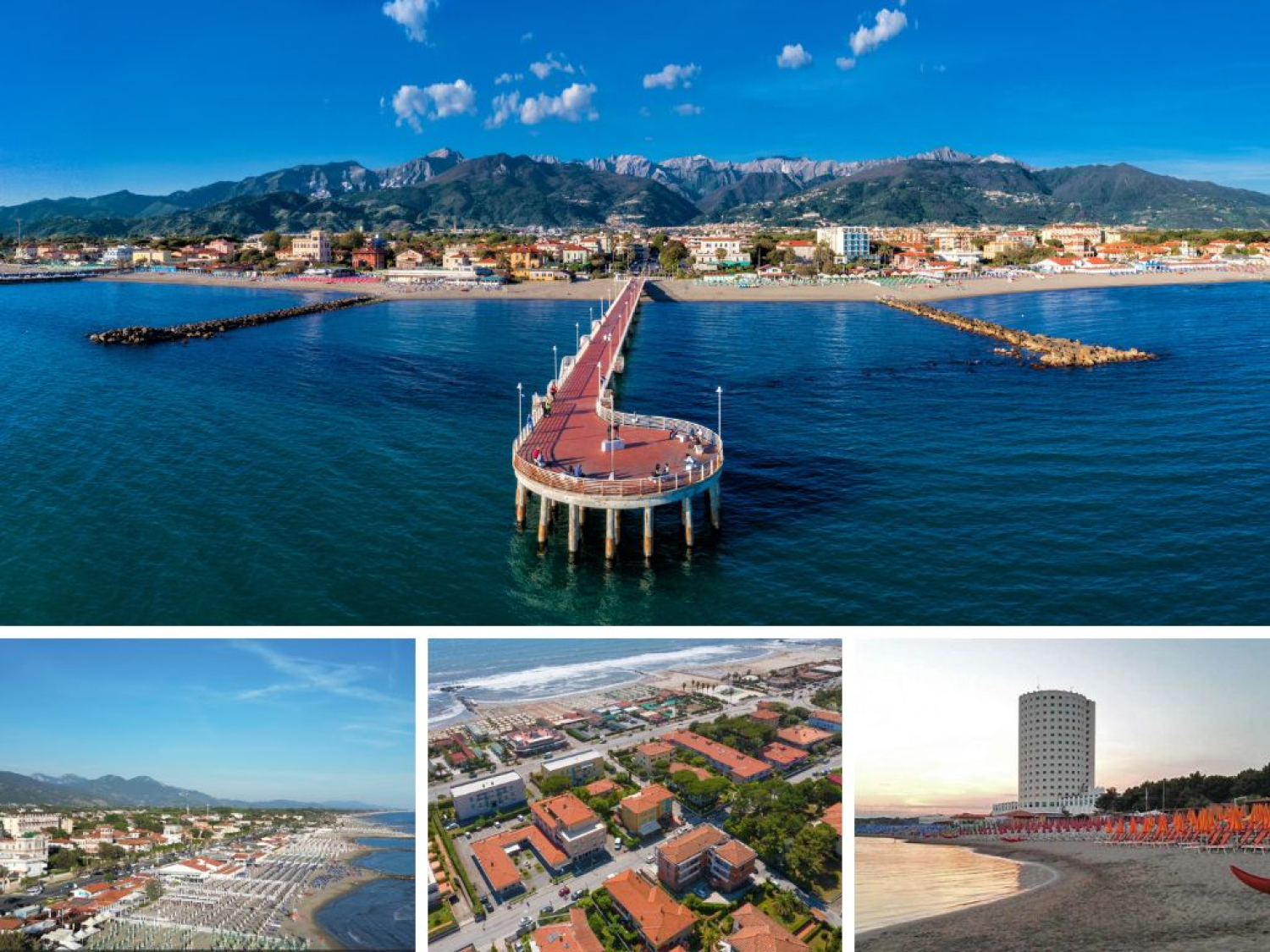 I quartieri sulla costa della città di Massa: tanti modi diversi di vivere il mare